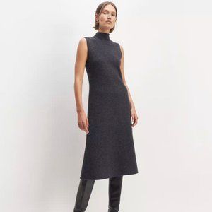 BNWOT Everlane Cozy-Stretch Dress in Charcoal Grey - Size XL